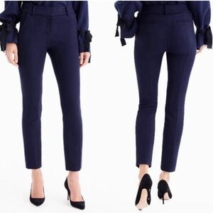 J.Crew 365 Cameron pants navy blue slim fit ankle Sz 10